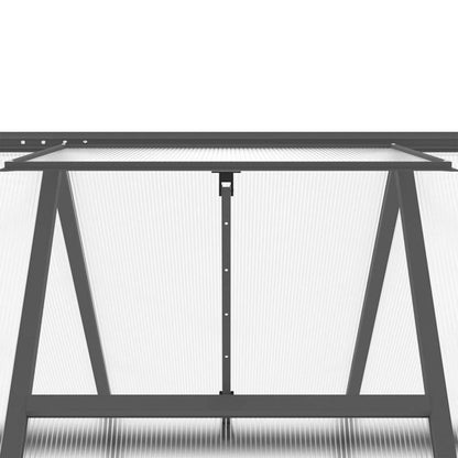 Kas – Kweekkas – Tuinkas – Foliekas – Broeikas – Aluminium Frame – 169x169x195 cm – Antraciet