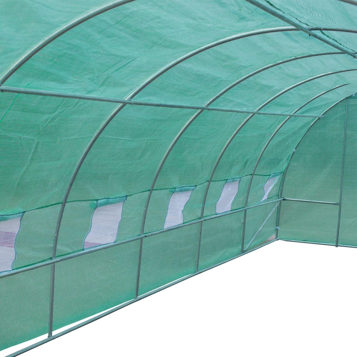 Kweekkas – Tuinkas – Broeikas – Tunnelkas – Moestuin Kas – 350x200x200 cm – Waterafstotende Folie – Mesh Ventilatieraam