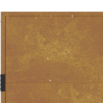 Tuinpoort – Tuindeur – Schuttingdeur – Poort – Hek – Cortenstaal – Weerbestendig – 105x105 cm