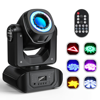 150W LED Beam Moving Head Lamp – DJ Verlichting – Disco Licht – Stage Spot – Party Lamp – 4 Stuks – 540° Rotatie – RGBW 5050 LED’s