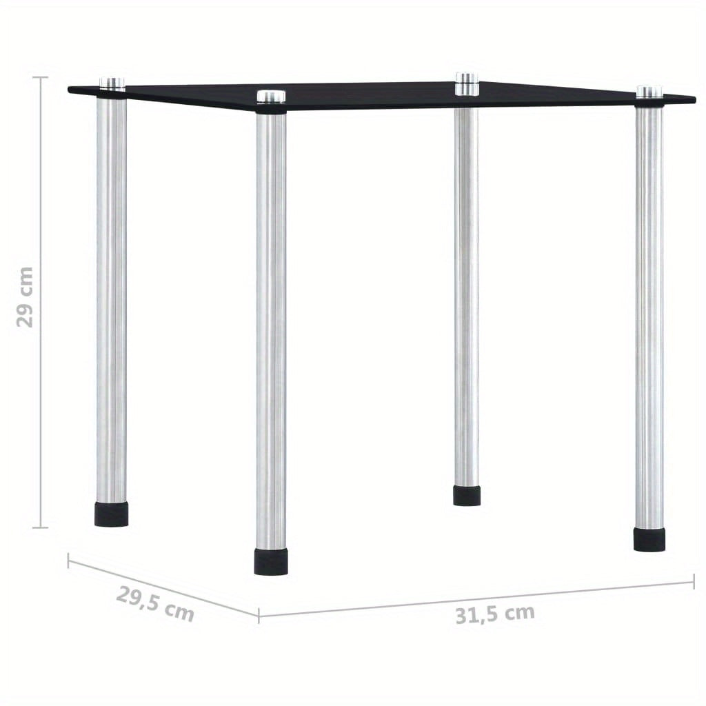 Nesting Salontafels – Bijzettafels – Side Tables – Rond Tafeltjes – Praktische Tafels – Zwart Gehard Glas – Ruimtebesparend Design