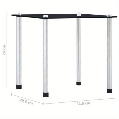 Nesting Salontafels – Bijzettafels – Side Tables – Rond Tafeltjes – Praktische Tafels – Zwart Gehard Glas – Ruimtebesparend Design