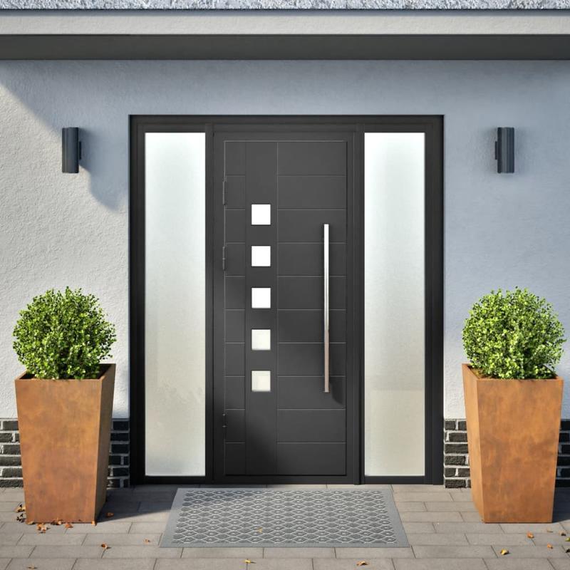 Plantenrek – Plantenstandaard – Bloemenrek – Plantentafel – Plantenzuil – Cortenstaal – Set Van 2 – 45x45x75 cm – Weerbestendig – Duurzaam