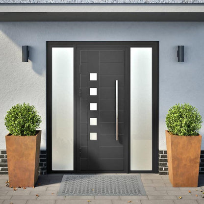 Plantenrek – Plantenstandaard – Bloemenrek – Plantentafel – Plantenzuil – Cortenstaal – Set Van 2 – 45x45x75 cm – Weerbestendig – Duurzaam
