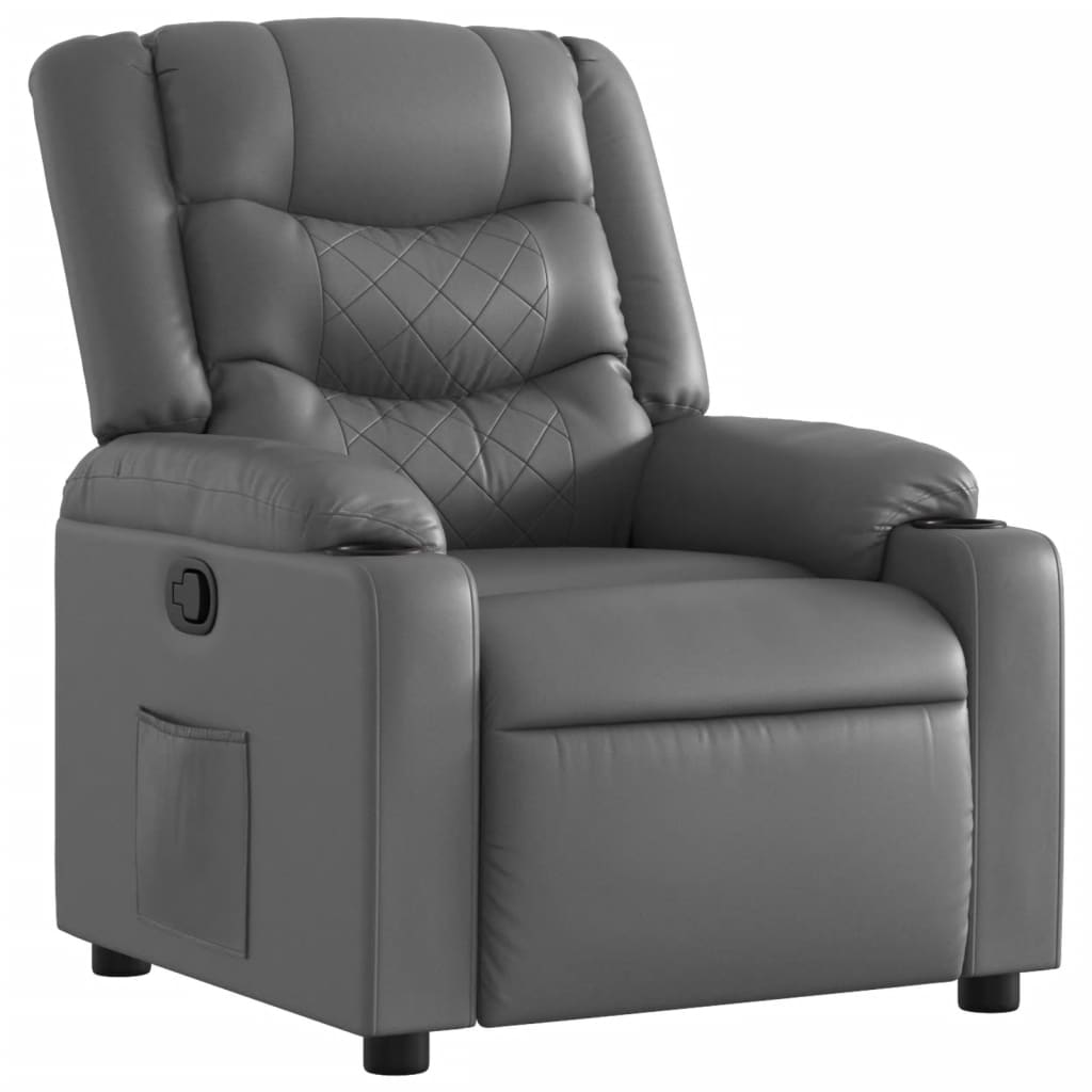 Elektrisch Verstelbare Relaxfauteuil – Elektrische Fauteuil – Relaxstoel – Verstelbare Stoel – Zithoekstoel – Kunstleer – Verstelbaar Tot 135 Graden