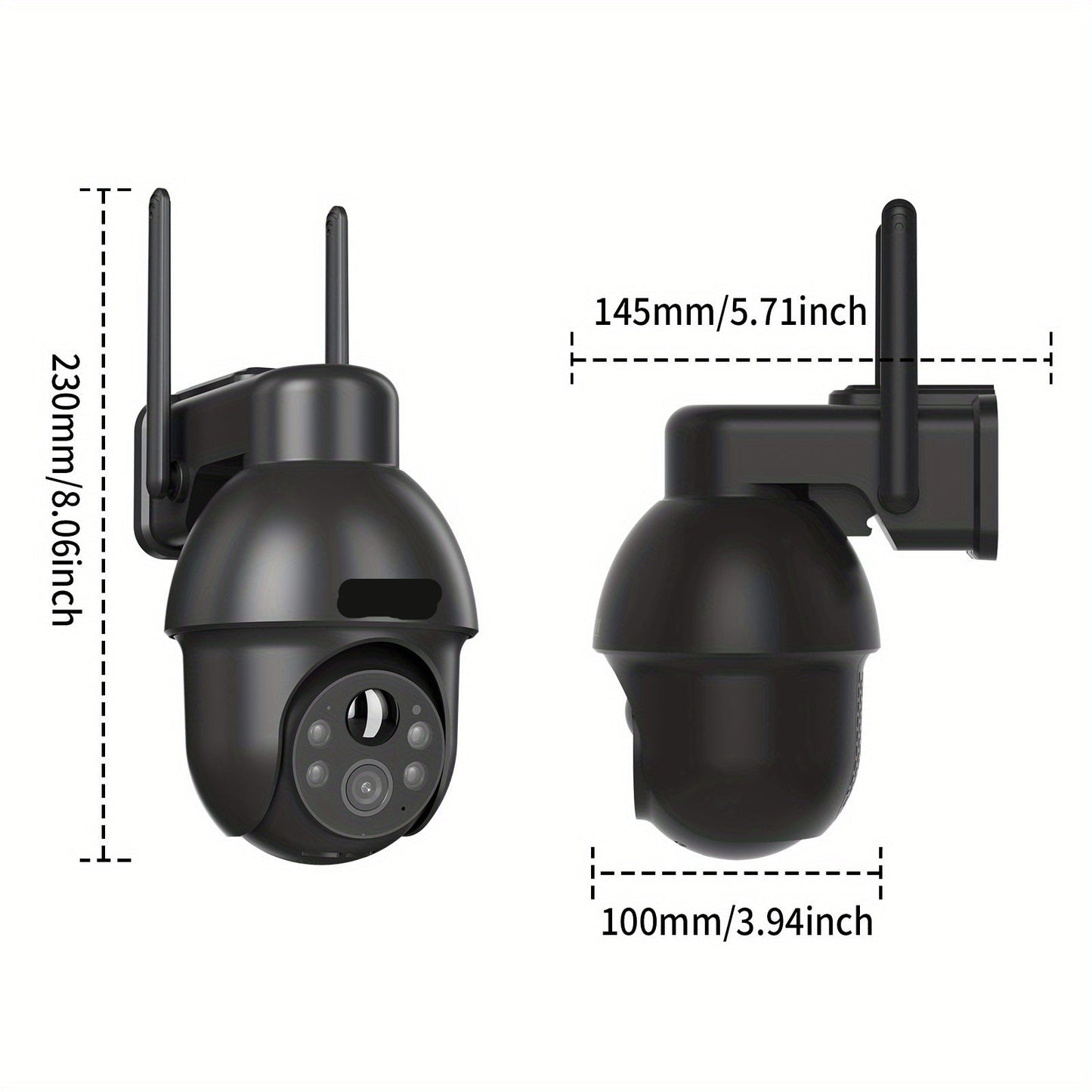 Draadloze Beveiligingscamera – Wifi Camera – 3MP Camera – Nachtzicht Camera – 360° Pan-Tilt – Bewegingsdetectie – Tweerichtingsaudio
