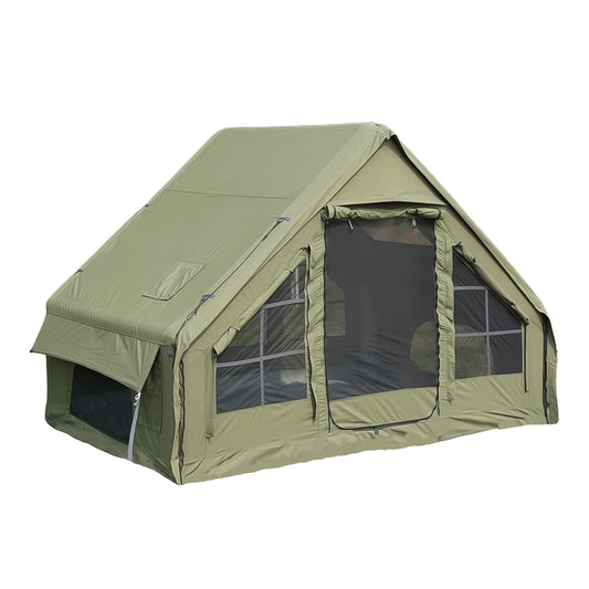 Opblaastent – Opblaasbare Tent – Familietent – Luchttent – Glamping Tent – XXL 6,3 m² – Geschikt Voor Alle Seizoenen