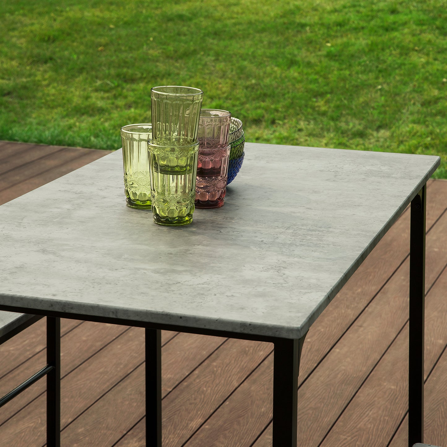 Barset – Barkrukken – Bistroset – Eettafel – Zitgroep – Compact & Stevig – MDF Tafelblad & Metalen Frame