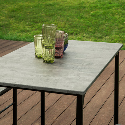 Barset – Barkrukken – Bistroset – Eettafel – Zitgroep – Compact & Stevig – MDF Tafelblad & Metalen Frame