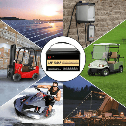 Accu – LiFePO4 Accu – Lithium Accu – Camper Accu – Boot Accu – 12V 100Ah – Langdurige Energie Met LCD Display