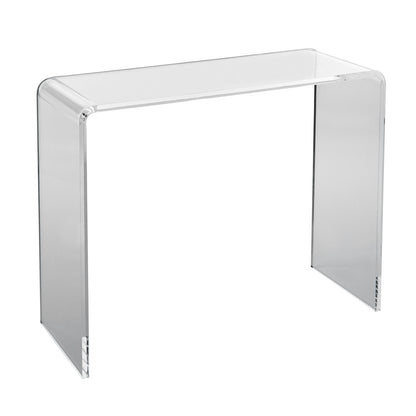 U-vormige Bijzettafel – Side Table – Salontafel – Accenttafel – Sofa Tafel – Transparant Acryl – 96,4 x 38,1 x 74 cm – Stevig & Slijtvast