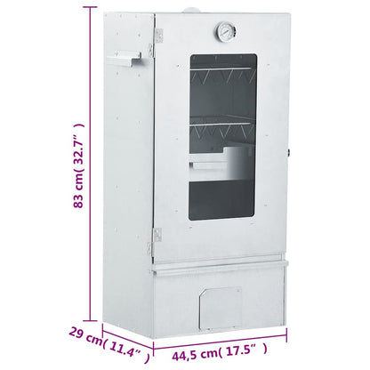 Smoker – Rookoven – Houtskoolbarbecue – Roker – BBQ Oven – Gegalvaniseerd Staal – Inclusief Koudrookgenerator
