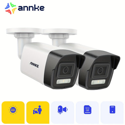 Beveiligingscamera – Bewakingscamera – Buitencamera – IP Camera – PoE Camera – Ultra HD 1080p Resolutie – Dual Light Infrarood & Witte LED’s