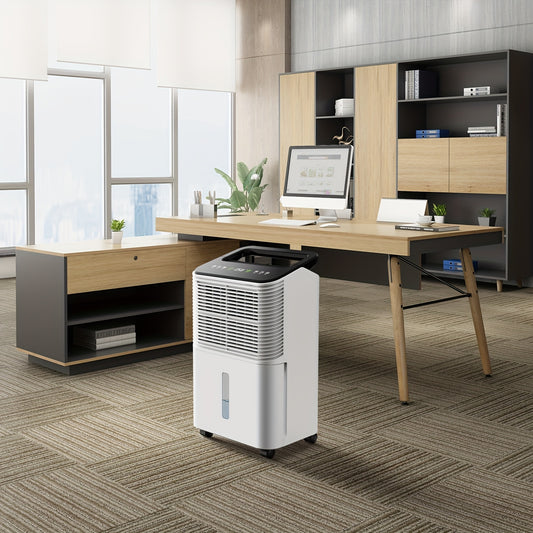 Luchtontvochtiger – Ontvochtiger – Vochtvreter – Dehumidifier – Vochtverwijderaar – 16L per dag – Ultra Stil Met Automatische Vochtigheidsregeling