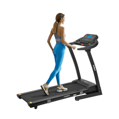 Loopband – Wandelband – Fitnessapparaat – Elektrische Loopband – Treadmill – Inklapbaar Ontwerp – Hartslagsensoren en Verstelbare Hellingshoek