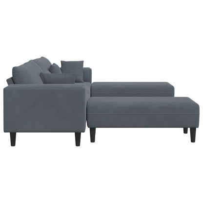 Velvet Bank – Fluwelen Sofa – Zitbank – Loungebank – Slaapbank – Zacht Fluweel – Stevig Houten Frame – Turquoise Zonder Ottoman