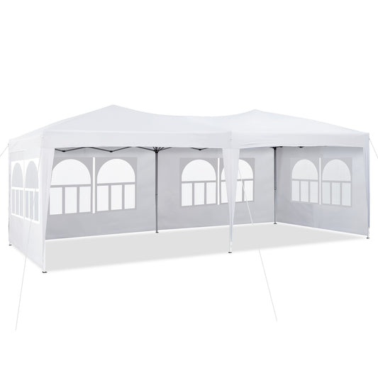 Tuinpaviljoen – Partytent – Gazebo – Tuinkamer – Overkapping – 3x6 Meter – UV-Beschermd Oxford Doek