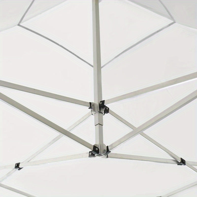 Vouwwand – Partytent Zijwand – Opvouwbare Tentwand – Evenementenwand – Tuinfeest Scherm – Wit – 2x2 Meter – Waterdicht Aluminium Frame – Ritssluiting