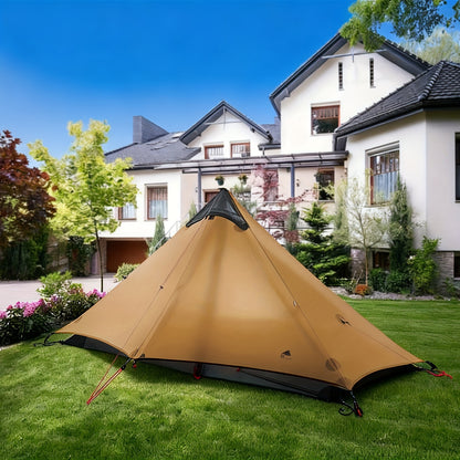 Tent – Kampeertent – Backpacktent – Solo Tent – Lichtgewicht Tent – Ultralicht 1 kg – Ruim Zeshoekig Grondvlak
