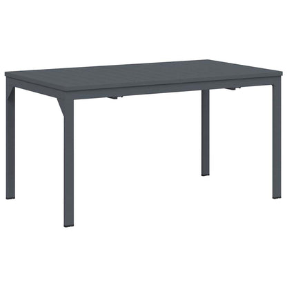 Tuinset – Buitenmeubelset – Diningset – Terrasmeubilair – Balkonset – Groot 210 cm Tafel – Weerbestendige Textilene Stoelen