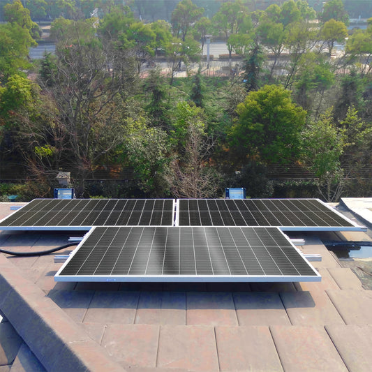 Zonnepaneel Kit – Solar Panel Set – Zonne-energie Pakket – Zonnepanelen Compleet – Off-Grid Systeem – 200W (2x100W) – 300W Micro-Omvormer – Hoog Rendement Monokristallijn
