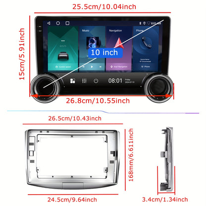 Android 14 Car Stereo – Auto Multimedia Systeem – Navigatie Unit – Touchscreen Radio – Draadloze CarPlay – 10,1 Inch IPS Scherm – 4GB RAM & 64GB Opslag – AHD Achteruitrijcamera & Externe Microfoon