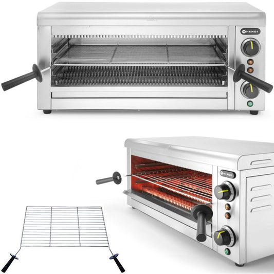 Toasteroven – Salamander Grill – Quartz Grill – GN 1/1 Oven – Horeca Oven – 3645W Vermogen – Verstelbare Roostergrootte