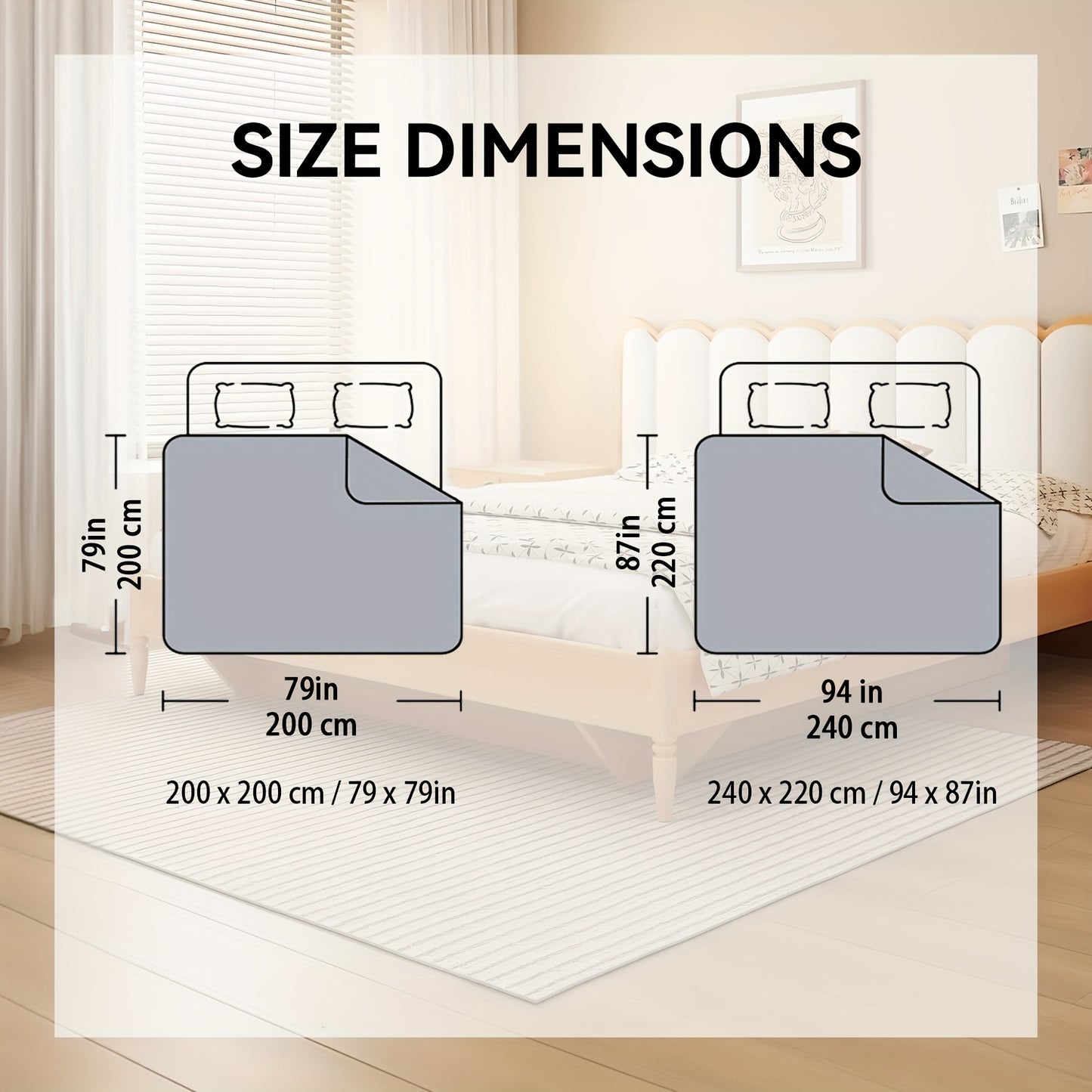 Extra Warm Dekbed – Donzen Dekbed – Donsdeken – Warme Deken – Winter Dekbed – 240x220 cm – 90% Dons & 10% Veren – 750+ Fill Power – Stil & Fluffy