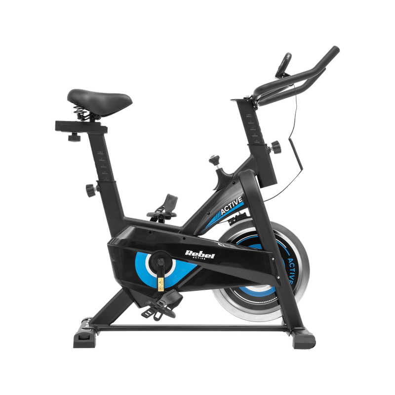 Spinningfiets – Hometrainer – Trainingsfiets – Fitnessfiets – Spinningtrainer – Verstelbaar Stuur en Zadel – 5 kg Vliegwiel met LCD-Scherm