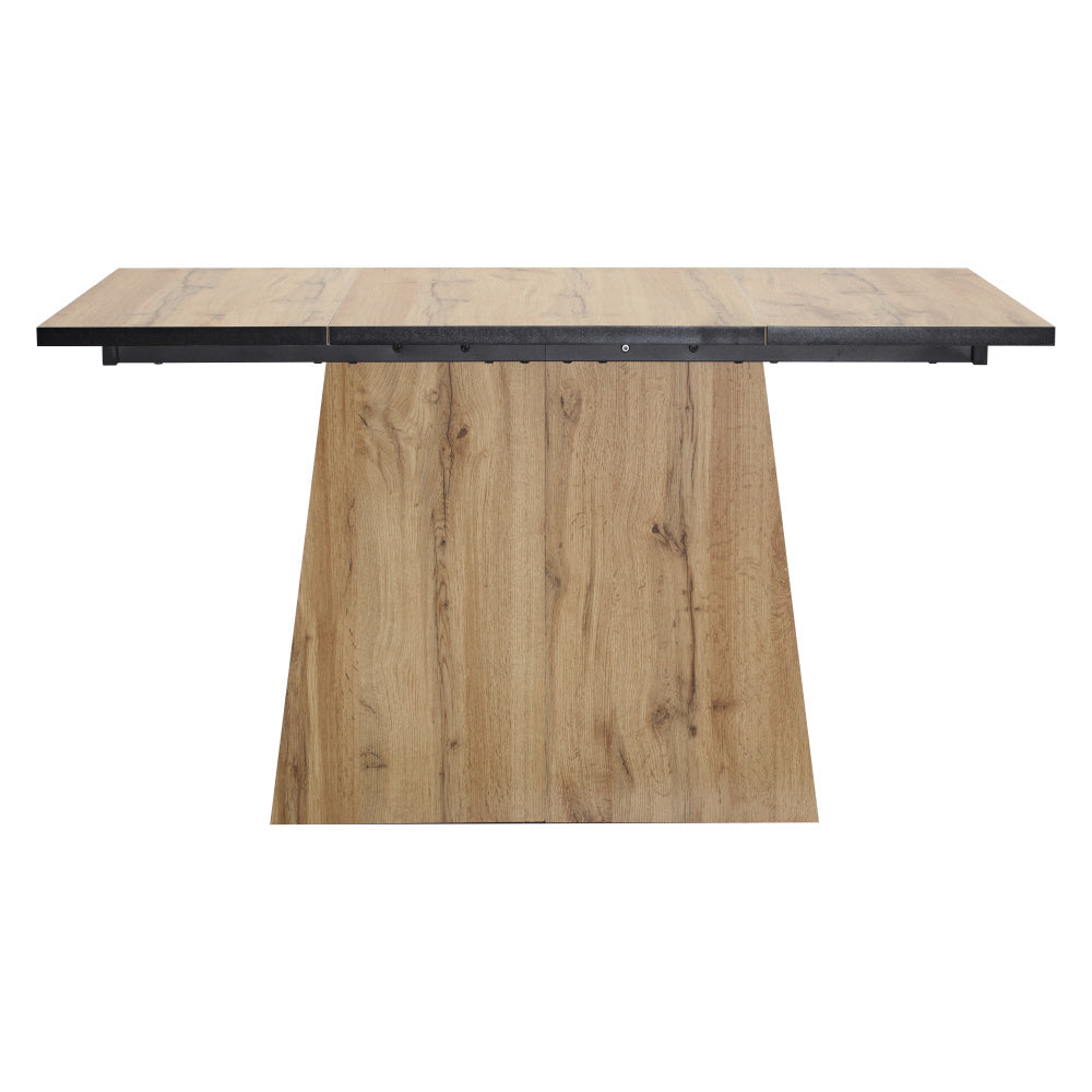 Eettafel – Tafel – Keukentafel – Bistrotafel – Eetkamertafel – MDF Houtlook – 138,5x80x75 cm – Geschikt Voor 4-6 Personen