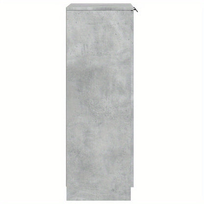 Schoenenkast – Schoenenrek – Schoenenopberger – Halkast – Schoenenbank – Beton Grijs – Compact 59x35x100 cm – Duurzaam Plaatmateriaal