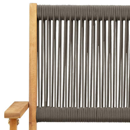 Inklapbare Tuinstoel – Buitenstoel – Campingstoel – Vissersstoel – Picknickstoel – Massief Acaciahout – Lichtgewicht Polypropyleen Frame