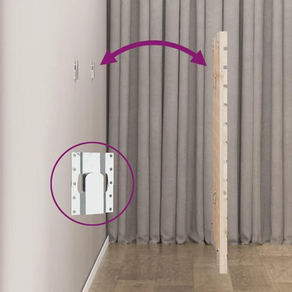 Hoofdbord – Bedhoofd – Bedframe Hoofdeinde – Bedpaneel – Slaapkamermeubel – Massief Vurenhout – Verticale Planken – Eenvoudige Installatie – 166x3x91,5 cm