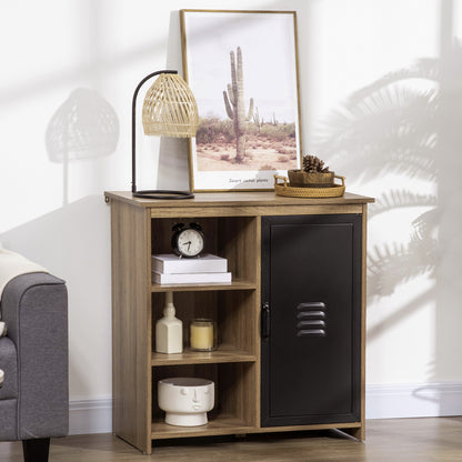 Schoenenkast – Schoenenrek – Schoenopberger – Schoenmeubel – Schoenenkastje – Boho Rattan Design – Compact 80x24,5x110 cm – Verstelbare Legplanken