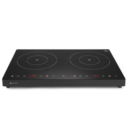 Inductiekookplaat – Inductiekookplaatje – Elektrische Kookplaat – Kookplaat Inductie – 2 Kookzones – Touchbediening – 3500 Watt Vermogen – Temperatuurbereik 35-240°C