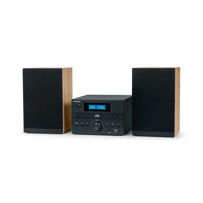 Microset – Micro Tower – Muzieksysteem – Stereo Set – Draadloos Audio – Bluetooth – CD & USB Speler – 20W RMS Vermogen