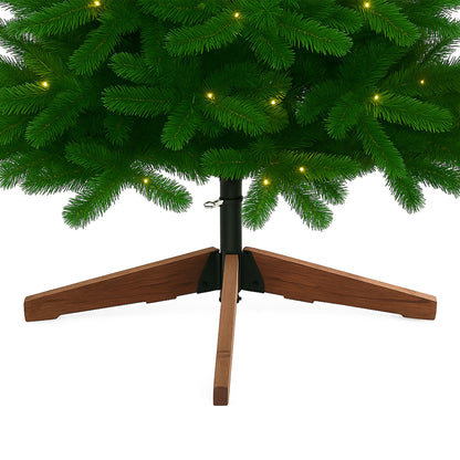 LED Kerstboom – Kunstkerstboom – Kerstversiering – Feestboom – Kerstdecoratie – 180 cm Hoog – 800 Takken – Warmwitte LED Verlichting – Brandvertragend PVC