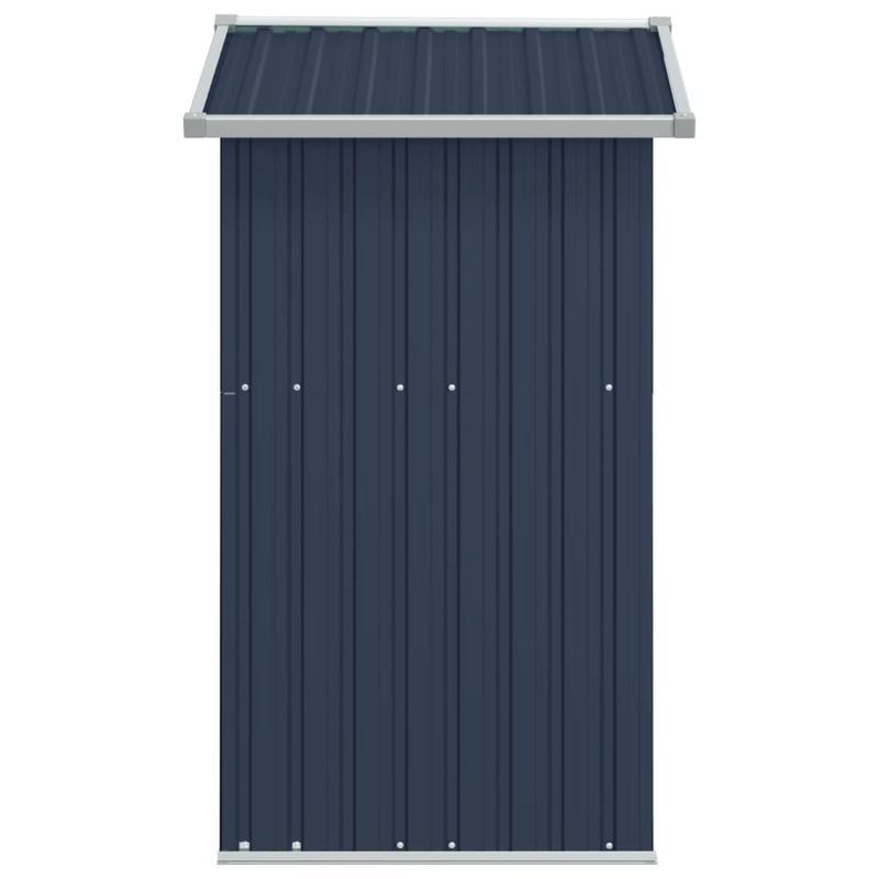 Opslagkast – Buitenberging – Tuinkast – Opslagkast Garage – Tuinberging Antraciet – Gegalvaniseerd Staal – Groot 126x97,5x177 cm – Robuust & Weerbestendig