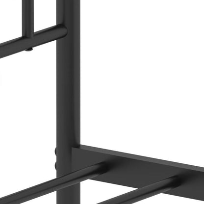 Metal Bed Frame with Headboard, 200X200 Cm