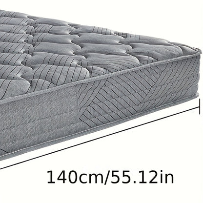 Pocketveringmatras – 7-Zone Matras – Orthopedisch Matras – Foam Matras – Luxe Matras – Grijs – 140x200 cm – Hoogte 21 cm – Plush Comfort – Duurzame Constructie