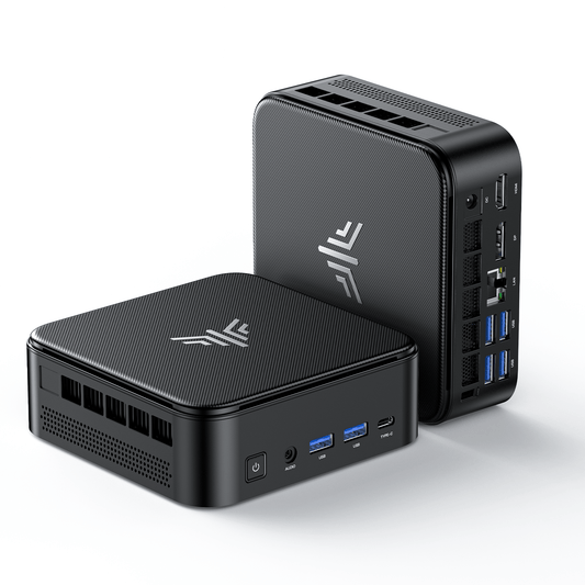 Mini PC – Mini Computer – Compact Desktop – Kleine PC – Gaming PC – AMD Ryzen 7 16GB DDR4 512GB SSD – Triple 4K Scherm Ondersteuning – WiFi 6 & USB Type-C
