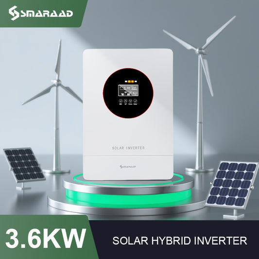 Zonne-omvormer – Solar Inverter – Off-grid Omvormer – MPPT Omvormer – 24V naar 230V – Geïntegreerde 100A MPPT-Controller – Hoogfrequente Omzetting
