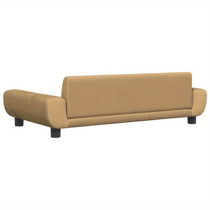 Indoor Brown Dog Bed 100x54x33 cm Soft and Comfortable Warm and Breathable Suitable for Medium-Large Dogs
