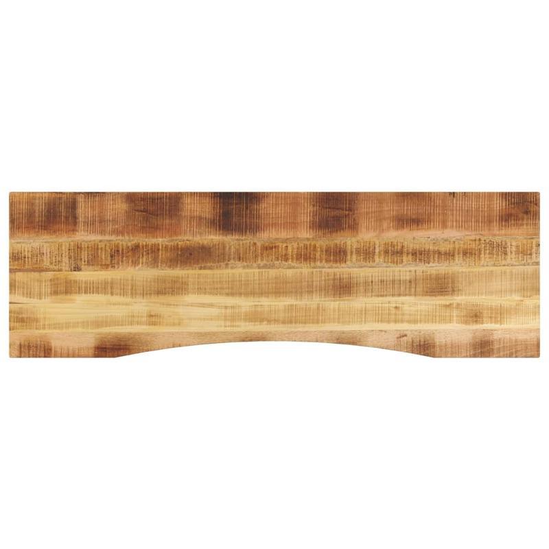 Bureaublad Mangohout – Tafelblad – Werkblad – Bureaublad – Massief Houten Blad – Met Inzet – 160x50x2,5 cm – Duurzaam & Stoer