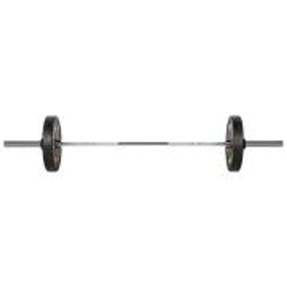 GO900 OLYMPIC BAR HMS PREMIUM WITH LOCK JAW CLAMPS BLACK