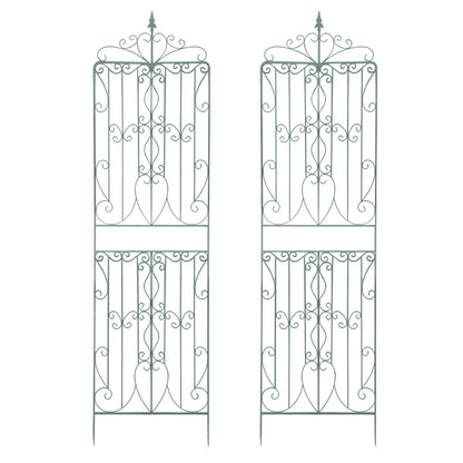 Garden Trellises, Iron Garden Trellis, 2pcs Trellises
