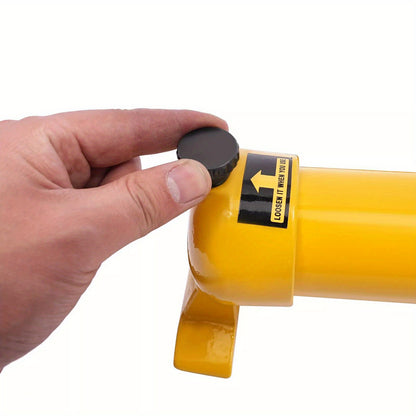 Handpomp – Handmatige Pomp – Luchtpomp – Hydraulische Pomp – Balpomp – Draagbaar Compact – Tweezijdige Snelheidsklep met Drukmeter – Metaal & Kunststof