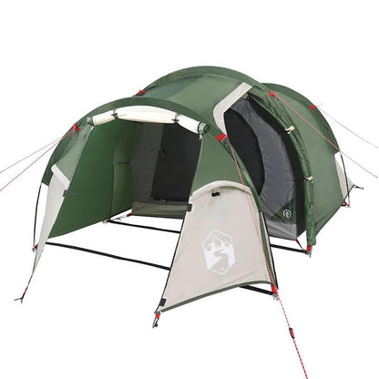 Tunneltent – Kampeertent – Familietent – Lichtgewicht Tent – Outdoor Tent – Voor 2 Personen – Glasvezel Stokken & Waterafstotend Polyester – Groen