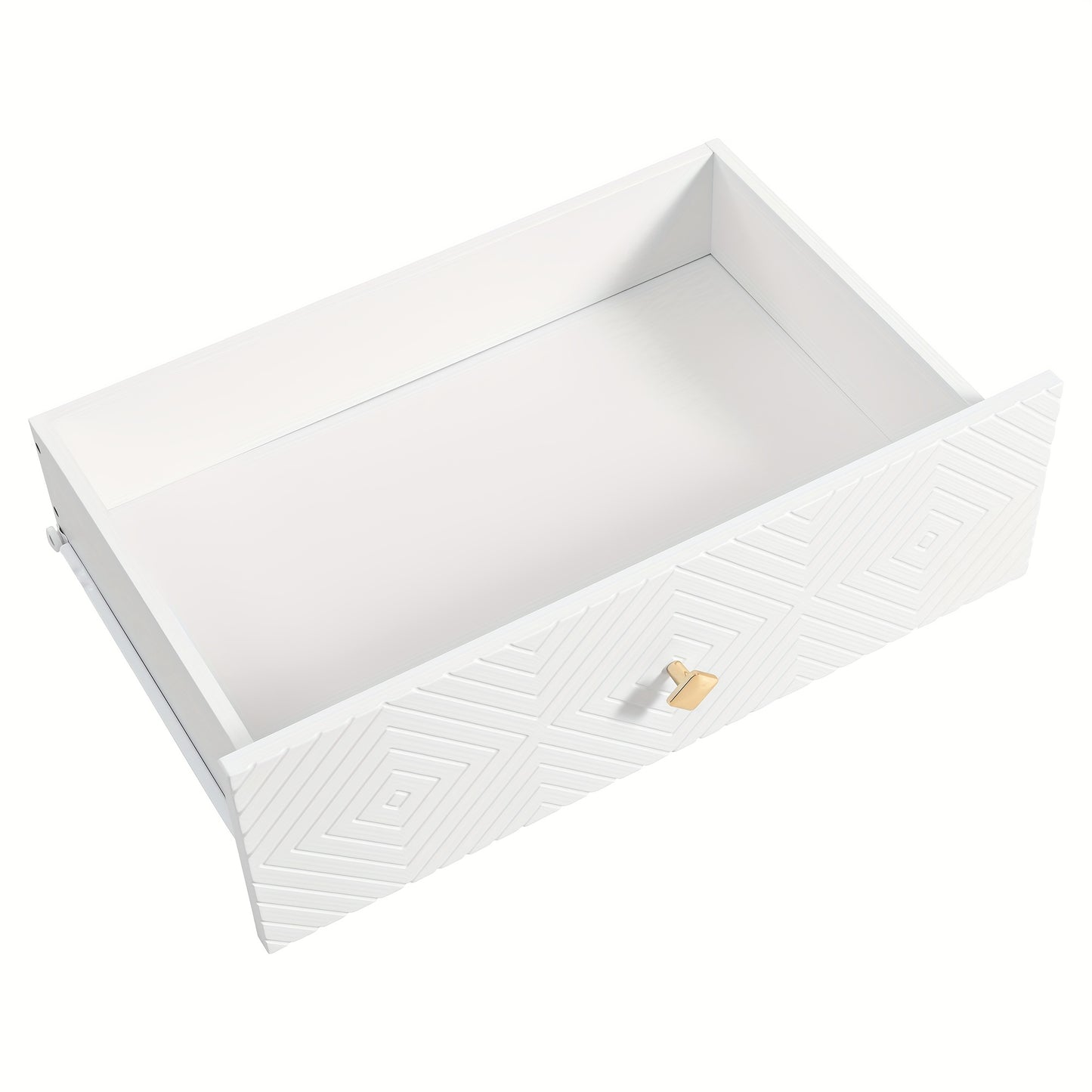 Dressoir – Sideboard – Ladekast – Opbergkast – Kast – Wit – 6 Laden – 120x40x80 cm – MDF & Hardhout – Vloermontage