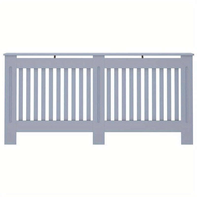 Radiatorombouw – Radiatorbekleding – Radiatorpaneel – Radiatorfront – Radiatorkast – Antraciet – Duurzaam Hout – Extra Plankruimte 172x19x81,5 cm